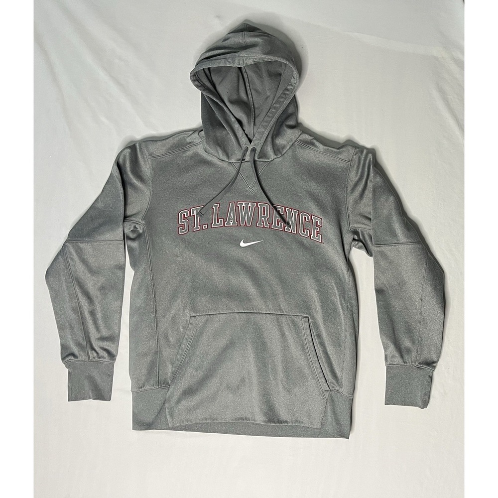 Nike Dri Fit St Lawrence Saints Pullover Hoodie Men's Medium Gray Long Sleeve